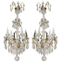 Pair of 18th Century Religious Chandeliers 3