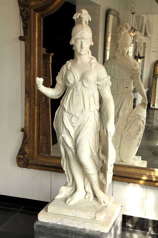 Marble figure depicting Athena / Minerva