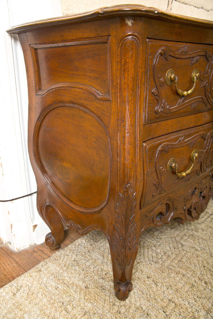 Don Ruseau Louis XV French Walnut Commode For Sale 4
