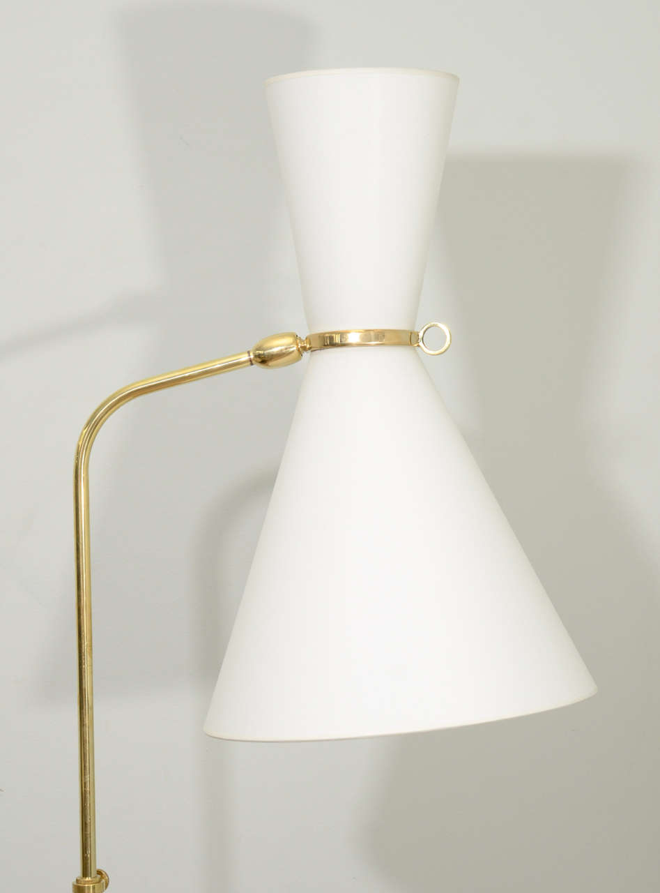 French Pair of Robert Mathieu Floor Lamps For Sale
