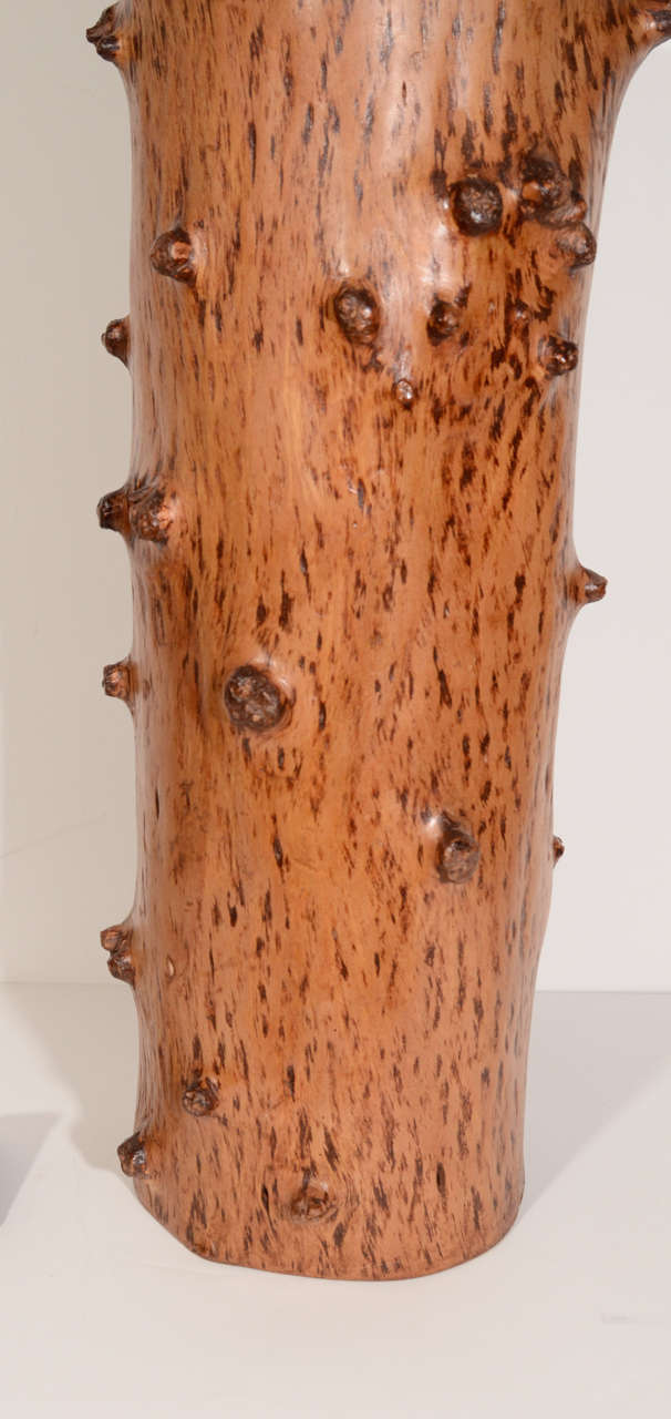 Tall Umbrella Stand made of Vintage Spruce Tree Trunk at 1stDibs tree