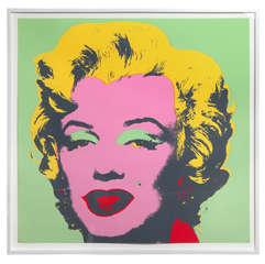 One of A Set of 10 Offset Lithographs "Marilyn"