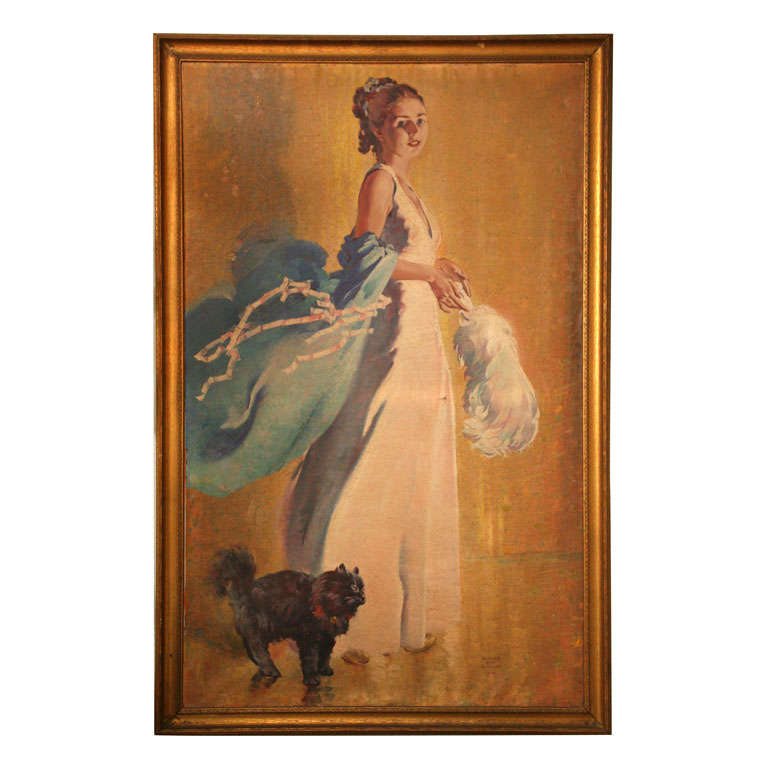 An Original Oil Painting by  Joseph Earl Schrack