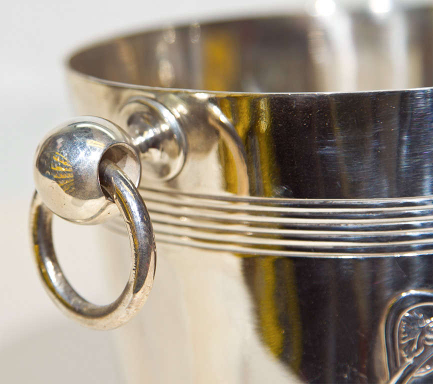 French Silver  Charles  Heidsieck  Champagne  Bucket