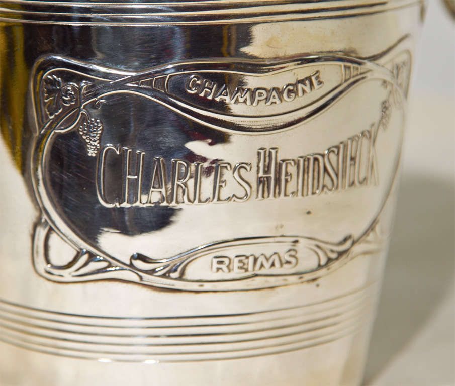 18th Century and Earlier Silver  Charles  Heidsieck  Champagne  Bucket