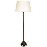 Antique Hammered Metal Floor Lamp