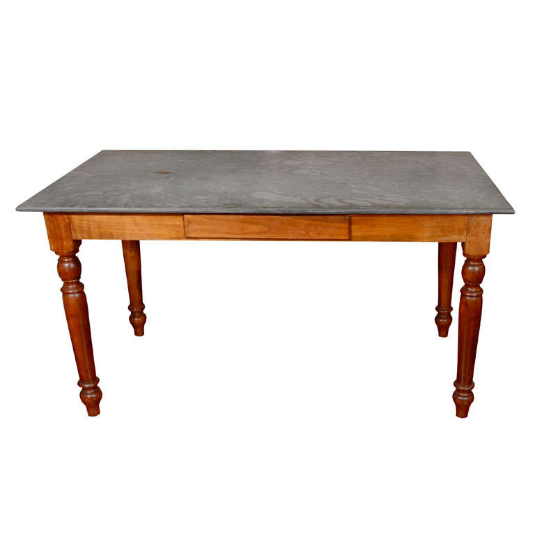 Cherry Country Style Slant Top Kneading Table at 1stDibs