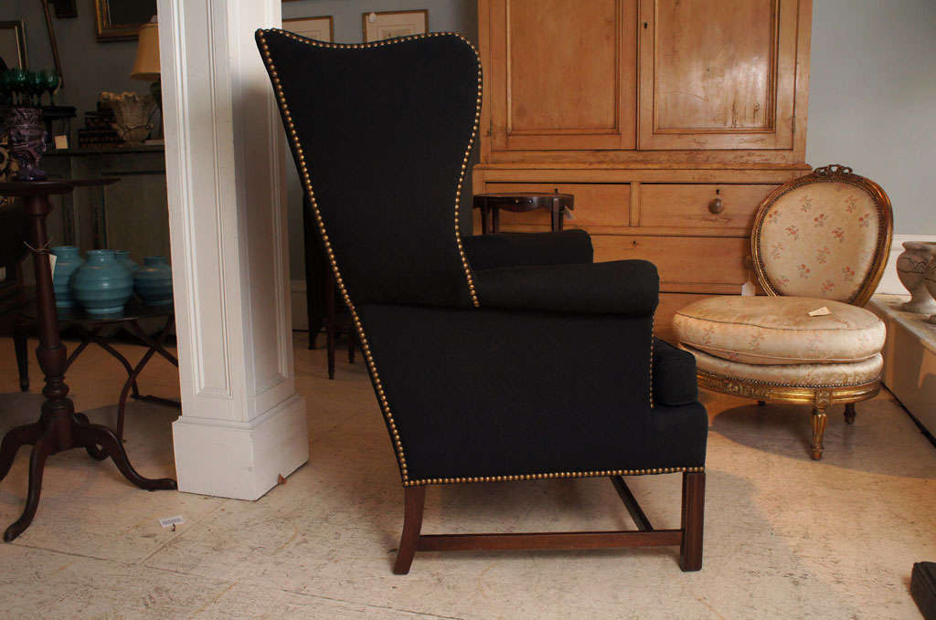American George III-Style Wingback Chair