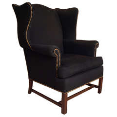 George III-Style Wingback Chair