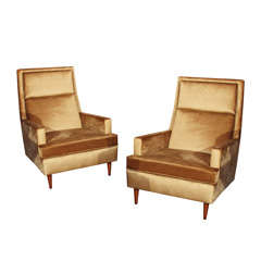 Pair of Mid Century Modern Lounge Chairs