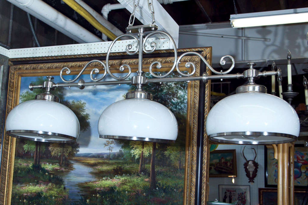 Triple  Billiards Table Lighting Fixture