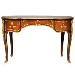 18th Century French Louis XV Kidney-Shaped Ladies Writing Table / Desk