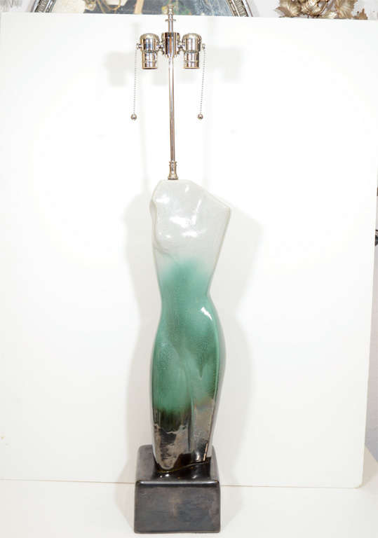 Stunning Set of Pottery Lamps