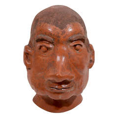Sculpture Pottery Male Bust