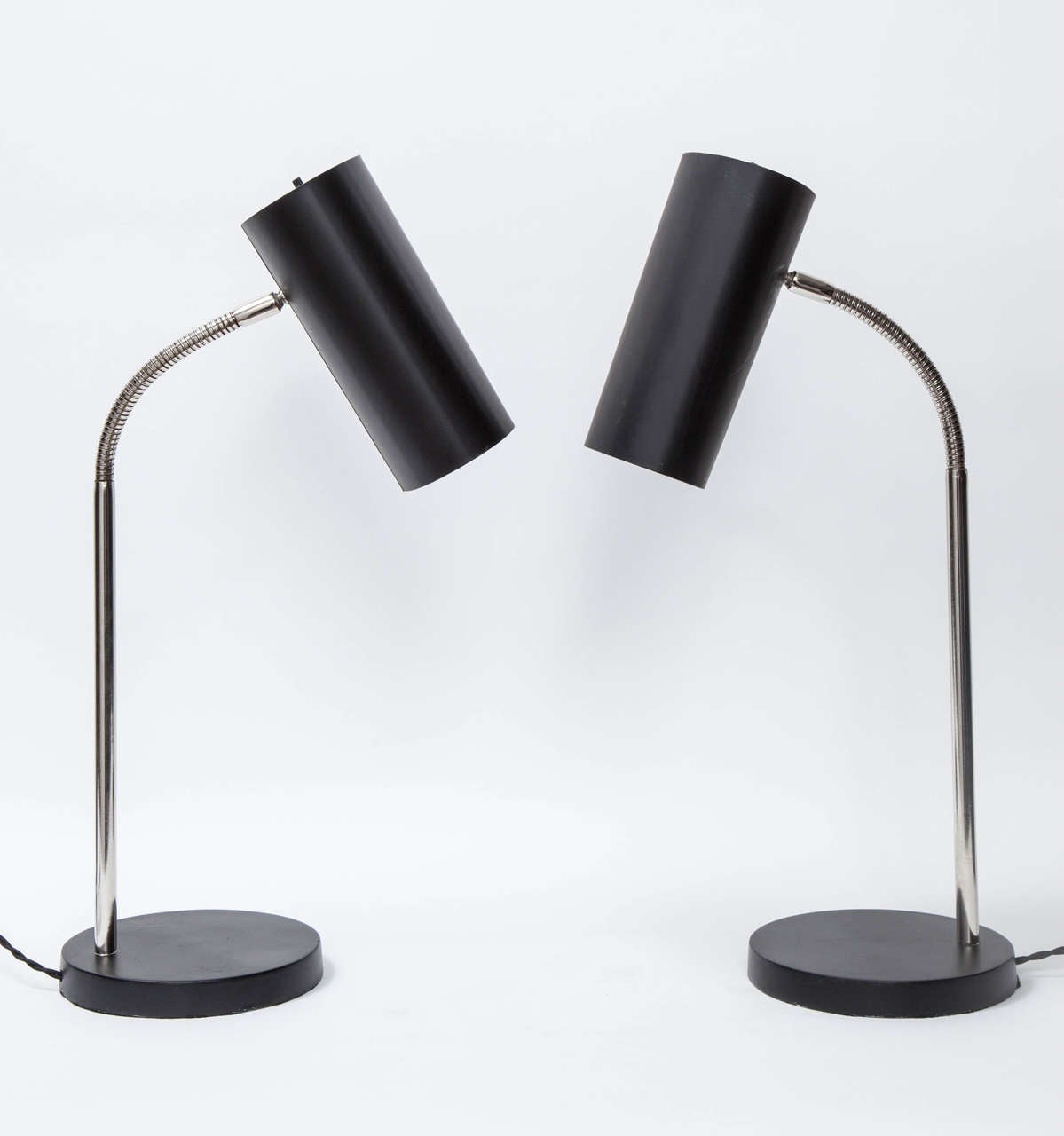 Nickel Continental Table Lamps For Sale