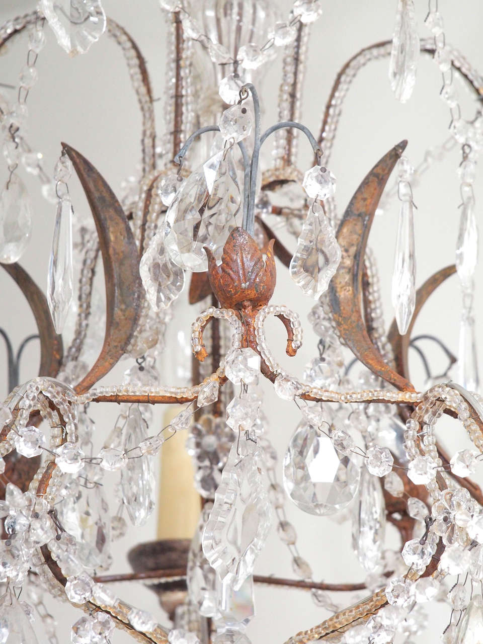 Pair of Small Late 19th Century Italian Chandeliers 1