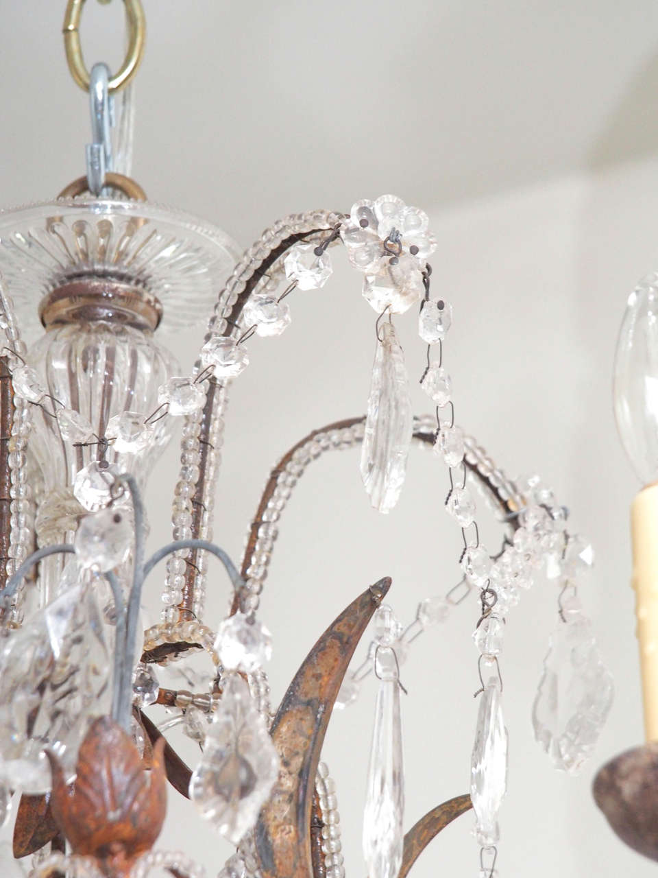 Pair of Small Late 19th Century Italian Chandeliers 3