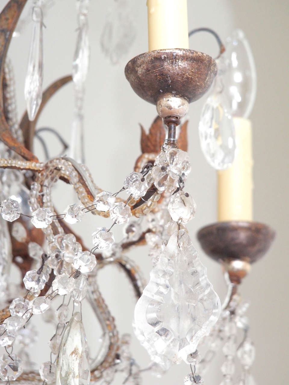 Pair of Small Late 19th Century Italian Chandeliers 4