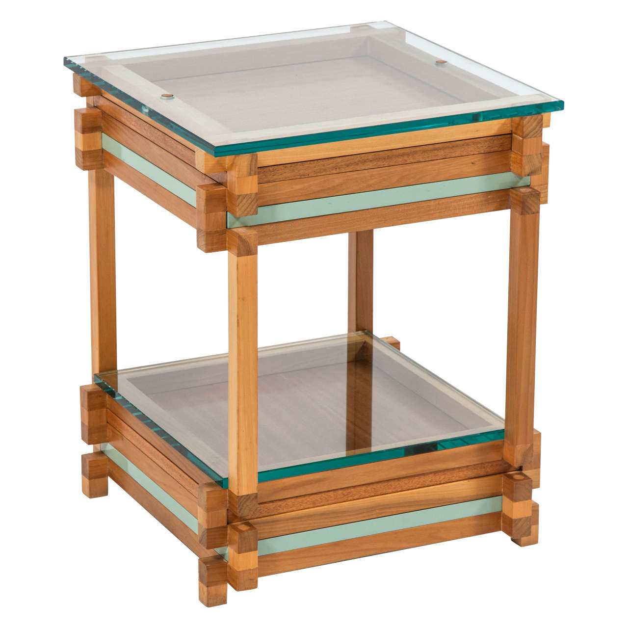Architectural Glass Top Puzzle Table
