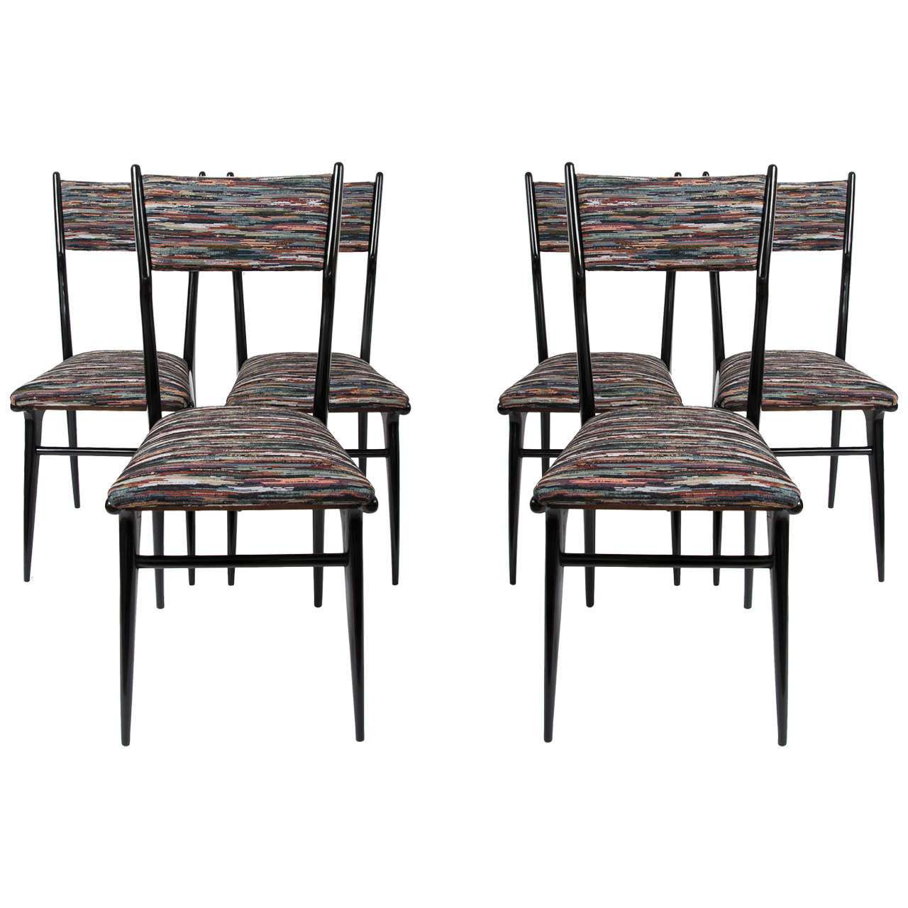 Set of Six Italian Dining Chairs