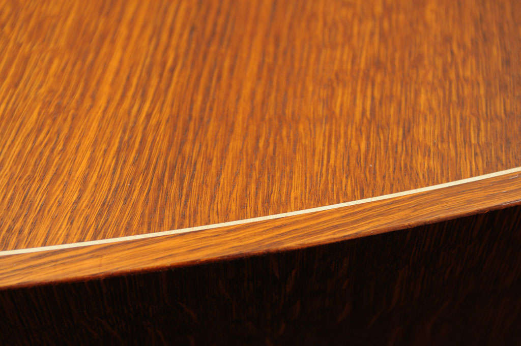 Leif Jacobsen Curved Wood Desk. 3