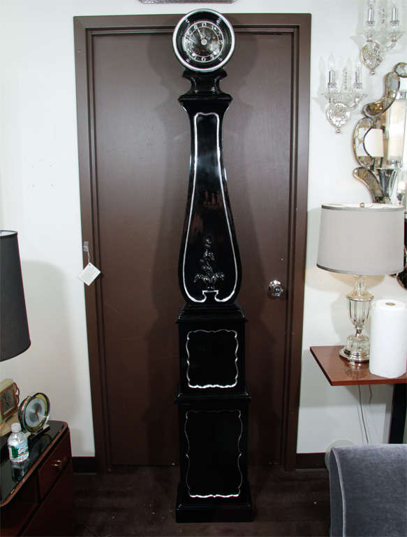 Glamorous Dorothy Draper Long Case Clock