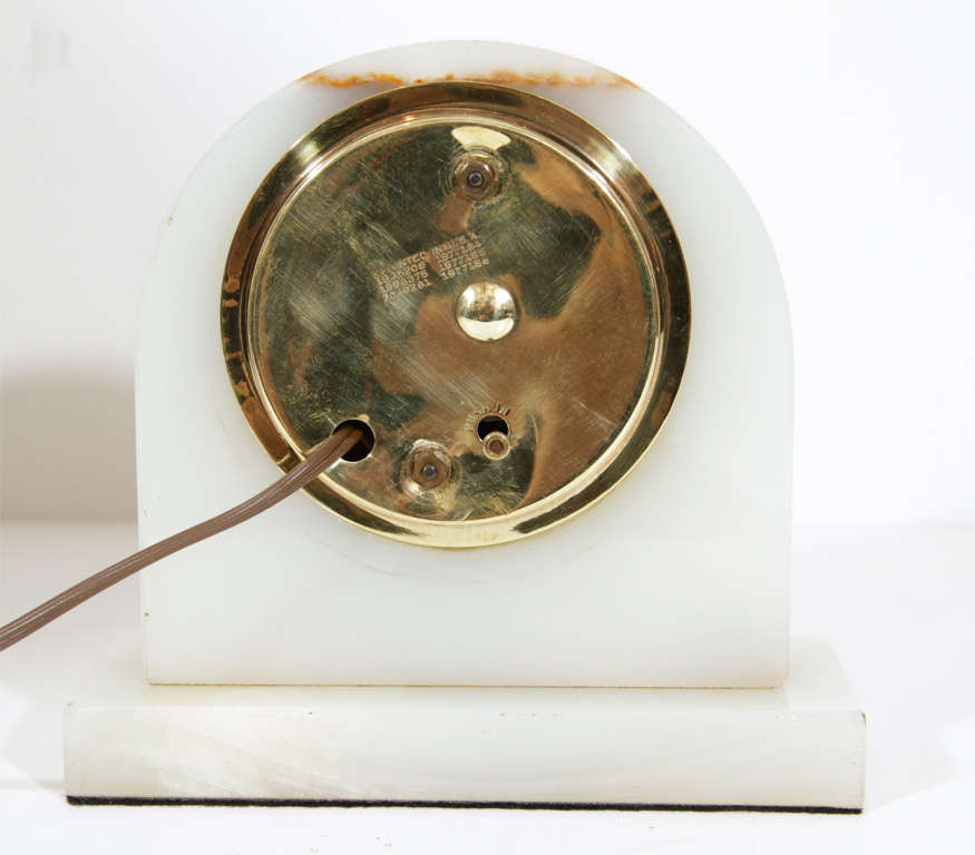 Art Deco Onyx Mantle Clock 2