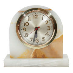 Art Deco Onyx Mantle Clock