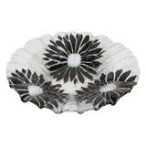 Shallow Murano Glass Flower Bowl