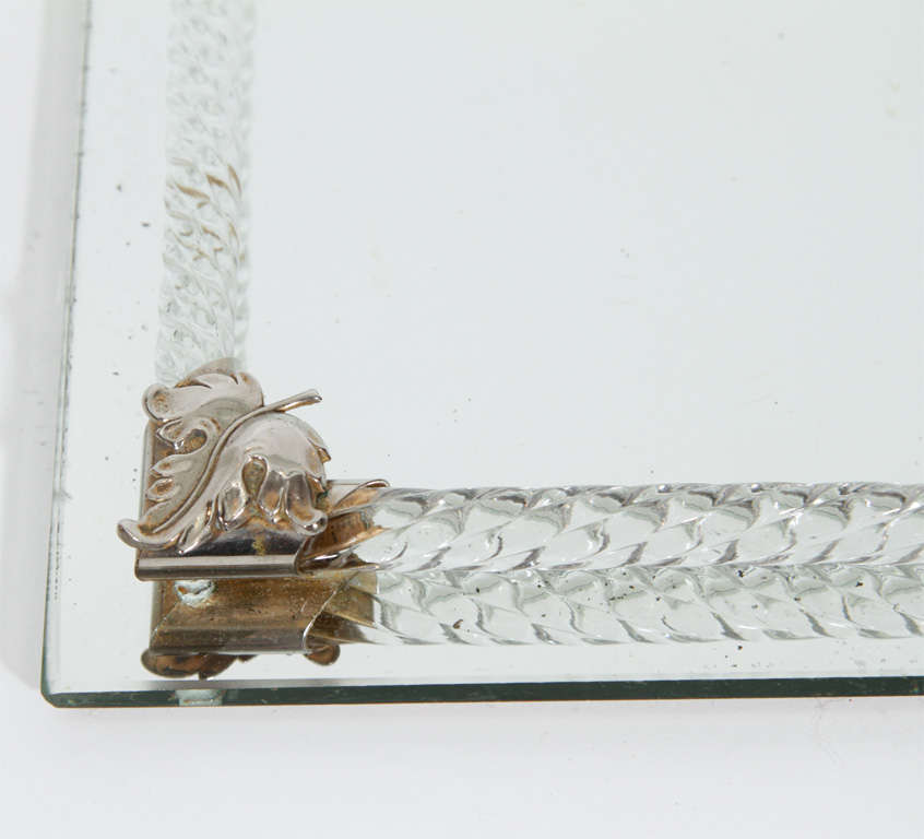 Art Deco Hollywood Mirrored Bar Tray 3