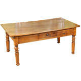 A  French Elm Country Coffee Table, c. 1840
