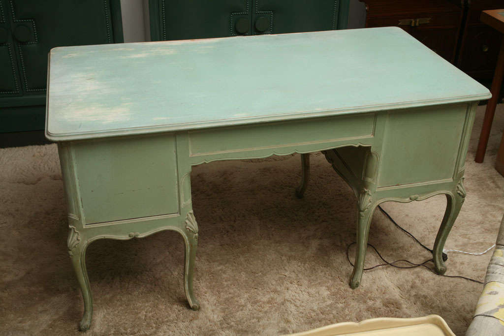 Pale Blue Painted Desk 3