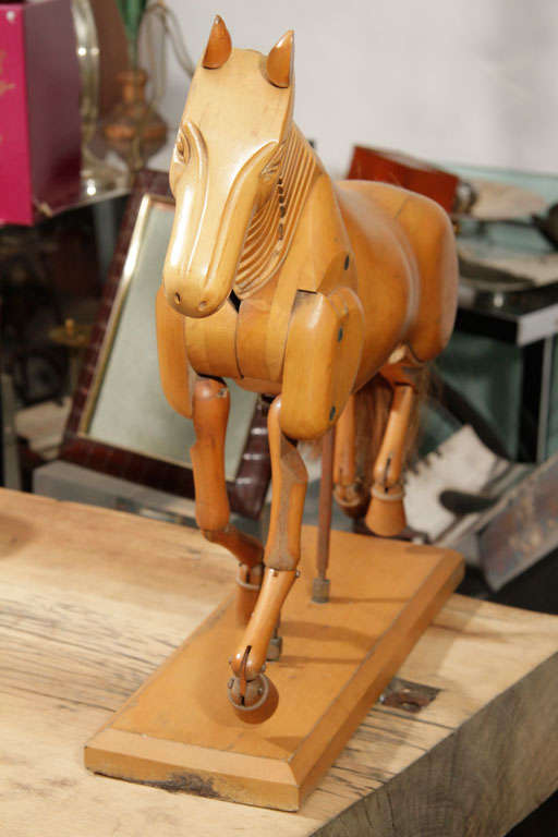 Mid-20th Century Fine Belgiun Articulated horse model