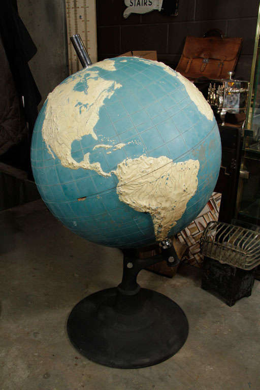 American Giant  Topographical  Globe