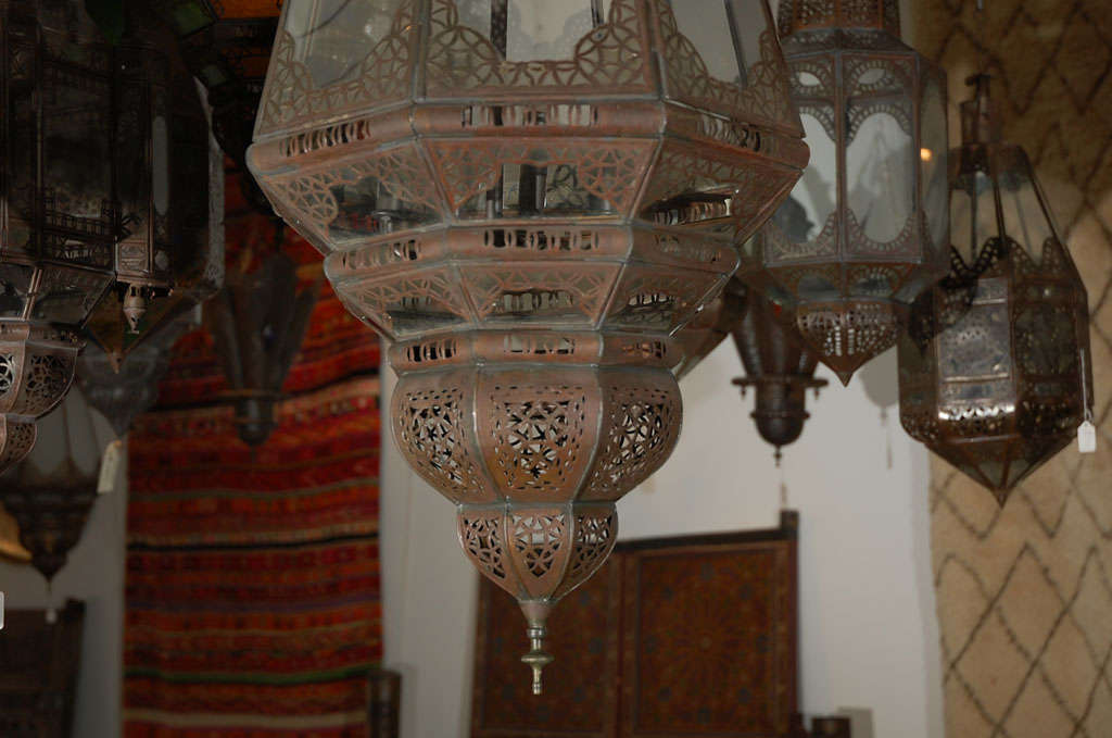 Moroccan Vintage Glass Lantern 3