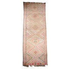 Vintage Zaiane Moroccan Tribal Runner Rug, circa 1960 6