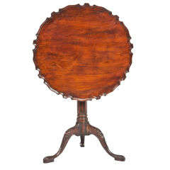 George III Mahogany Piecrust Tilt-Top Table 3