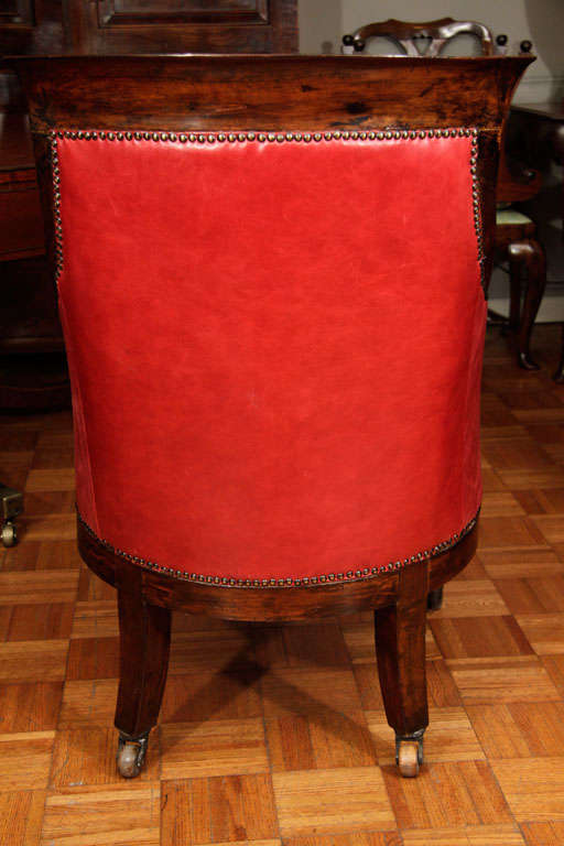 William IV Rosewood Library Chair 3