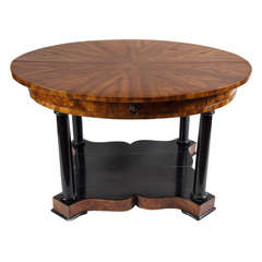 Exceptional Biedermeier Center Table ~ Austria, c. 1830 1