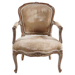 Louis XV Painted Fauteuil - France, circa 1740