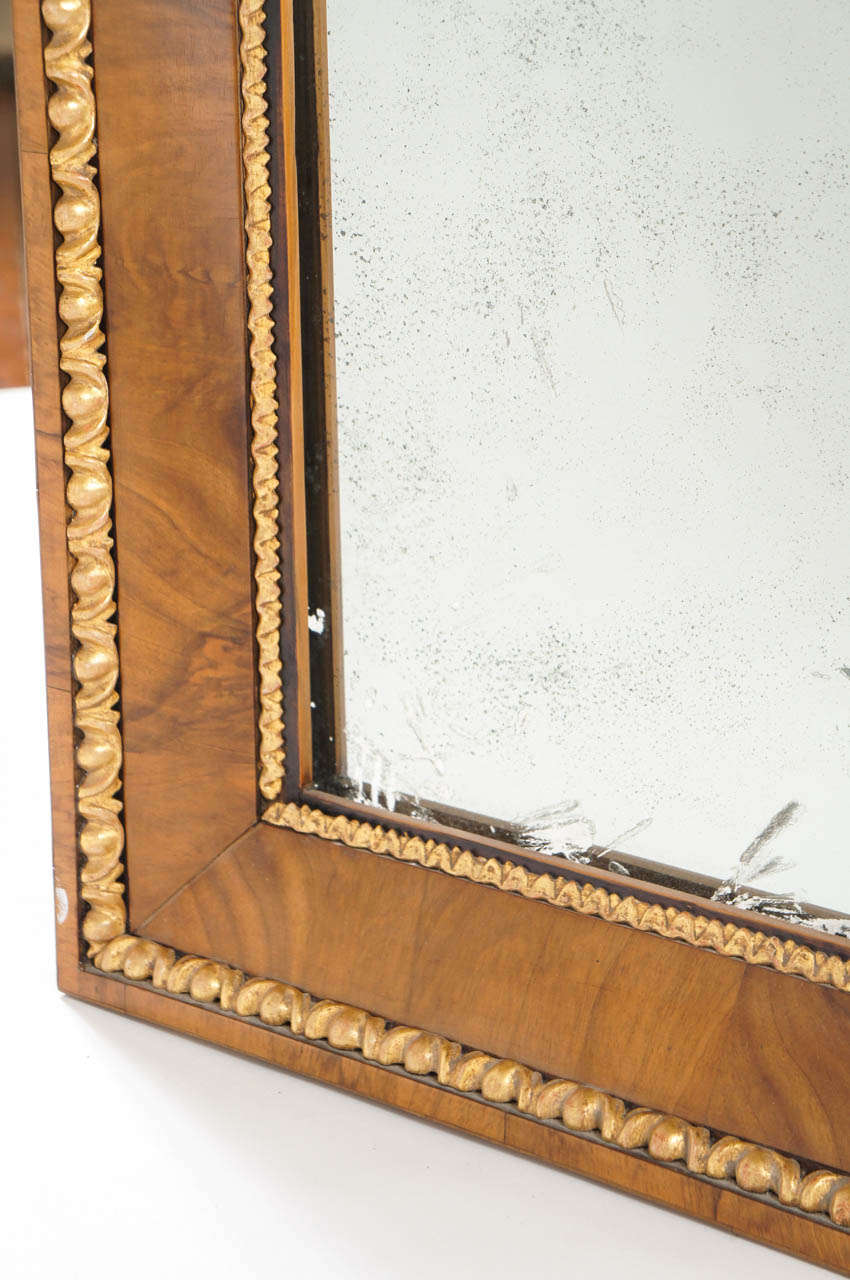 Large Parcel Gilt Biedermeier Mirror or Looking Glass ~ Austria, circa 1820 In Excellent Condition In Kinderhook, NY