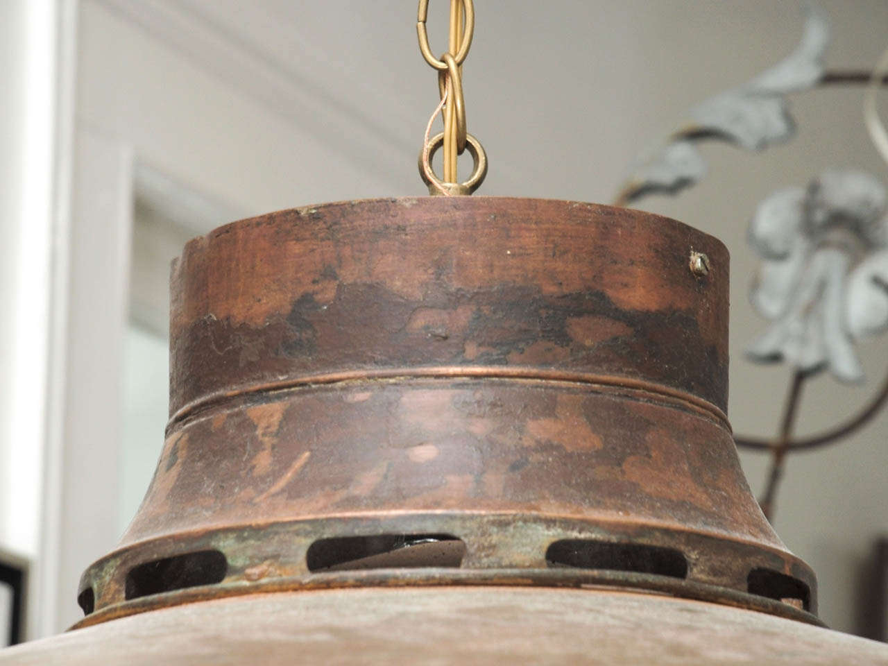 19th Century French Copper Light Shades In Excellent Condition For Sale In New Orleans, LA