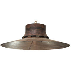 Used 19th Century French Copper Light Shades