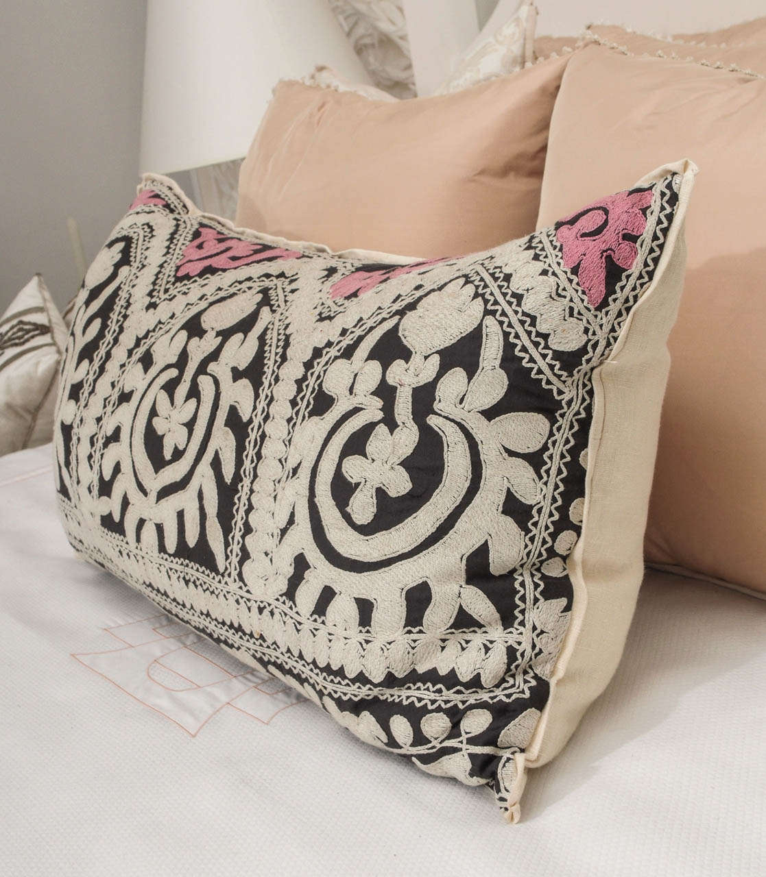 Contemporary Vintage Suzani Pillow