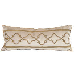 Antique Textile Embroidery Pillow