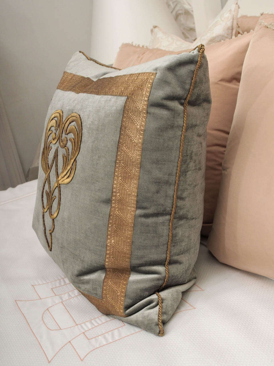 Velvet Antique Textile Pillows