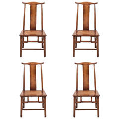 Chinese Hardwood Ming Style Side Chairs