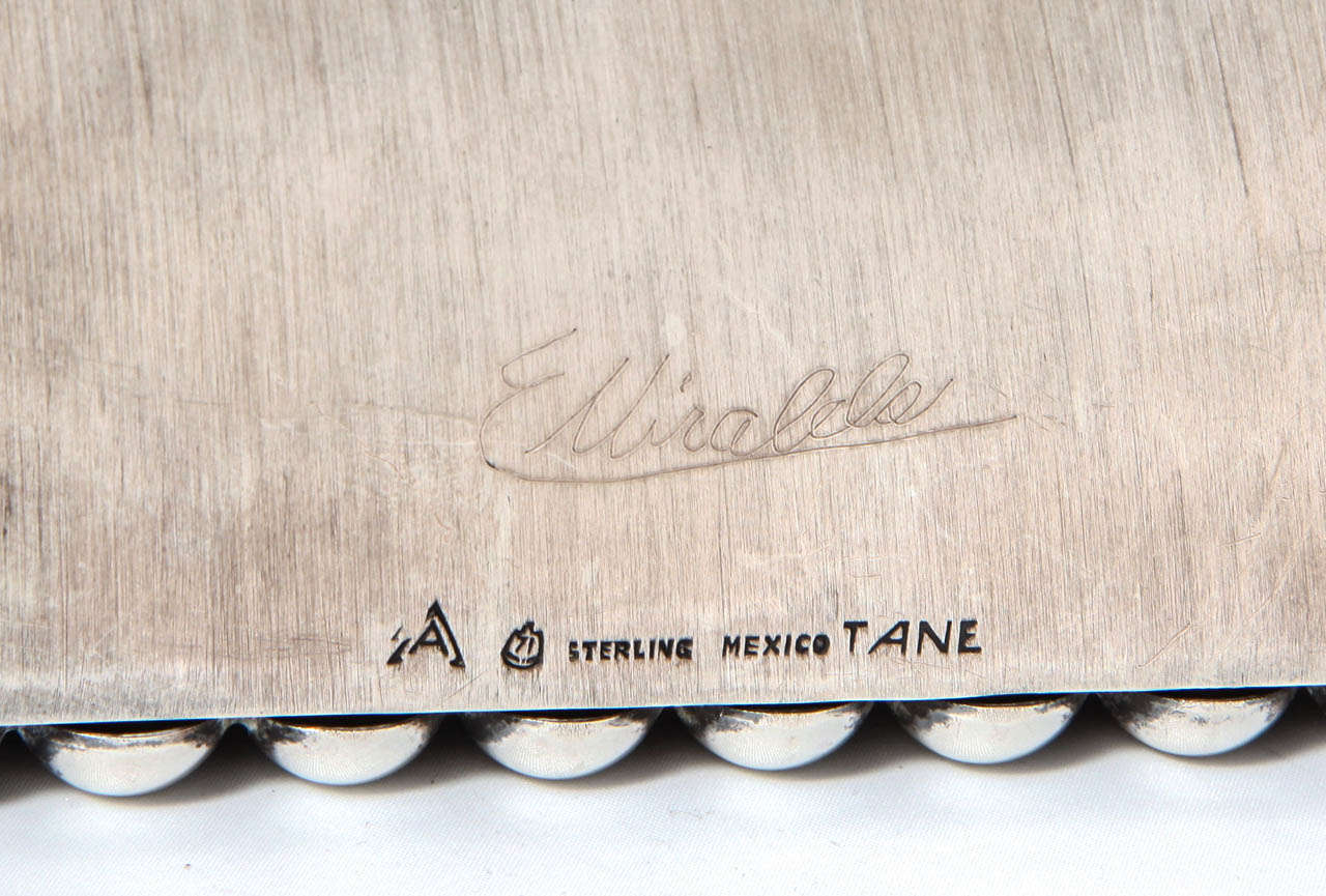 Sterling Studded Humidor by Tane For Sale 2