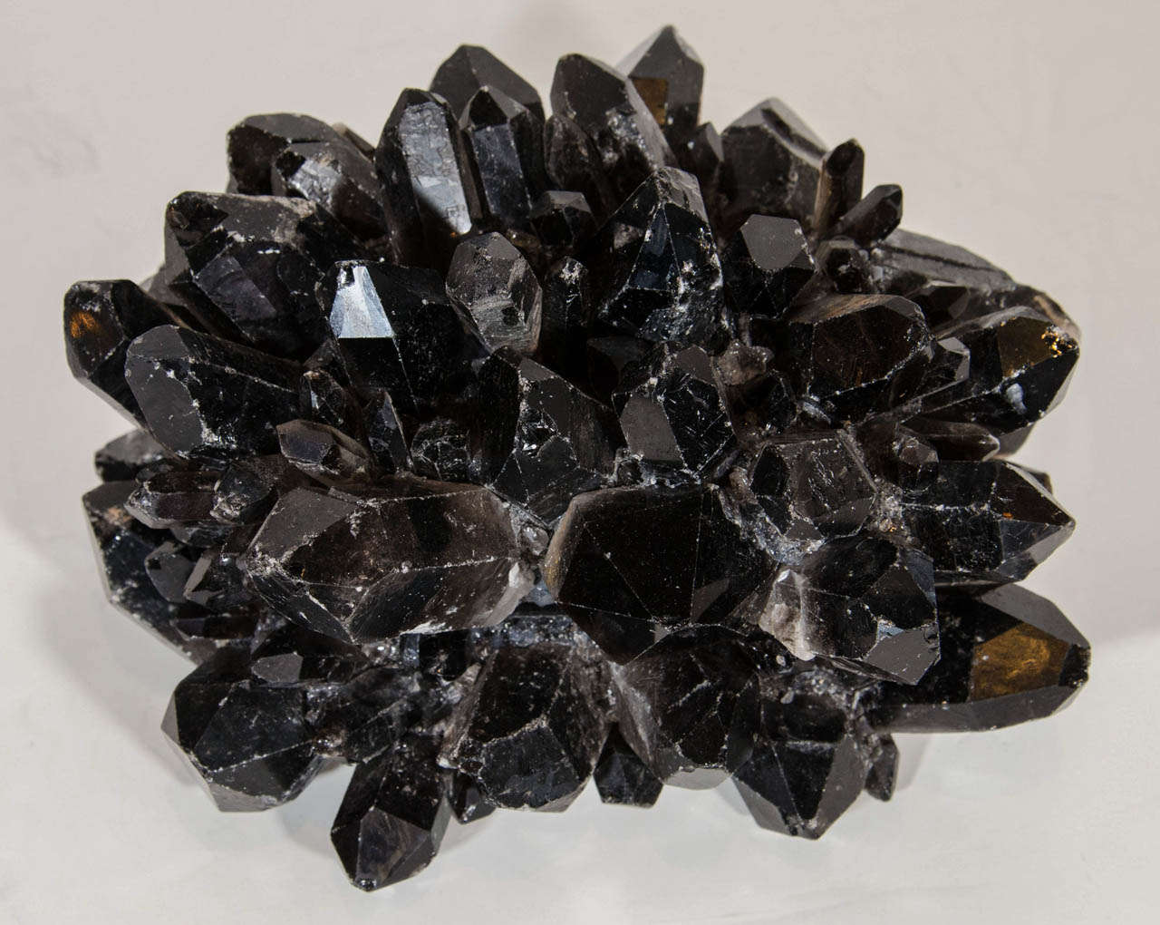 Exquisite and Rare Black Quartz Crystal Decorative Box at 1stDibs