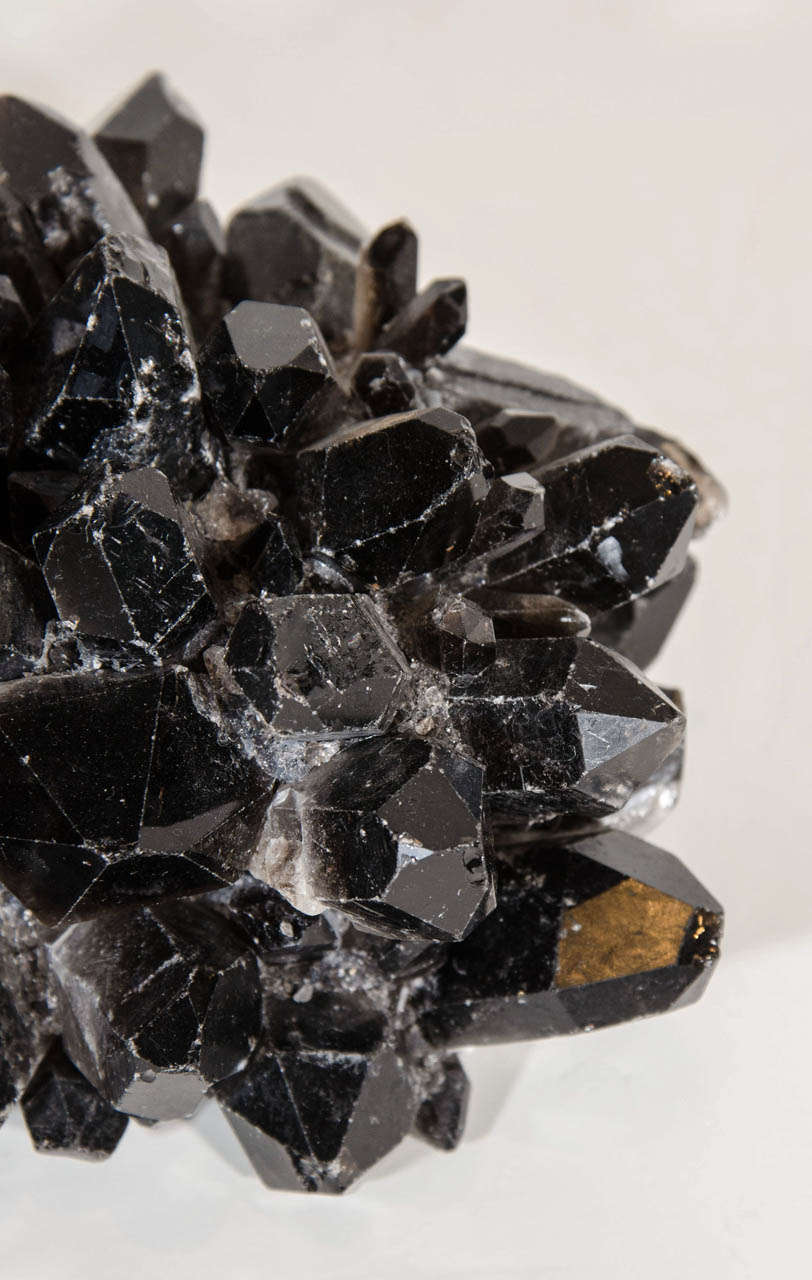 Exquisite and Rare Black Quartz Crystal Decorative Box at 1stDibs